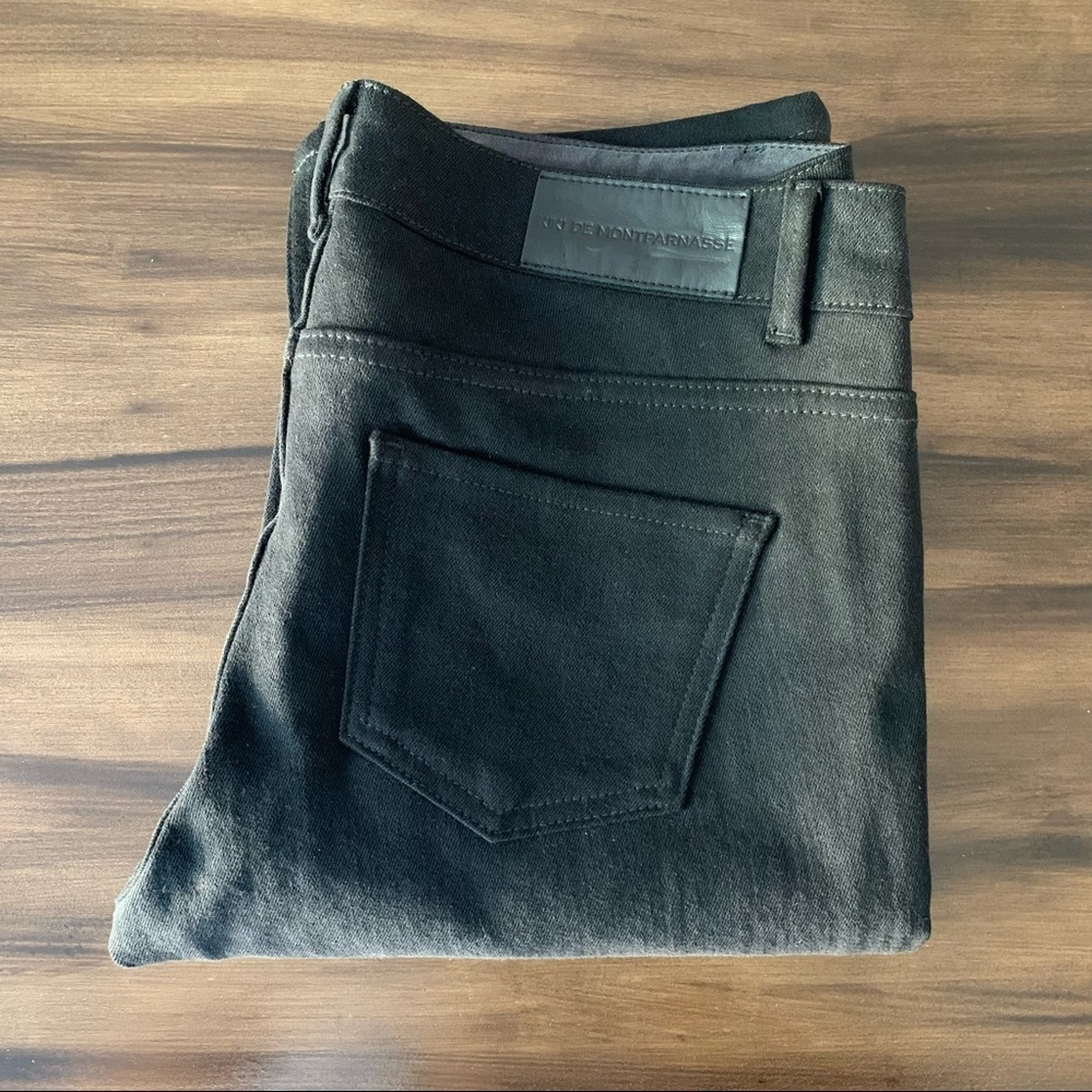 Women’s Kiki de Montparnasse black butterfly slim jeans - Picture 2 of 8